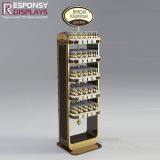 Customized Wood 5 Layers Food Stand Wooden Snack Display Cabinet With Header thumbnail-2