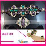 Fashion Handmade Lady Shoe Decoration Crystal Sandal Chain thumbnail-1