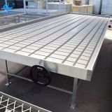 Hydroponic Ebb Flood Rolling Table Rolling Bench in Greenhouse
