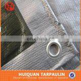 3m x 3.6m Tarpaulin 270GSM Heavy Weight Tarp Waterproof Boat Cover Black/Silver thumbnail-1