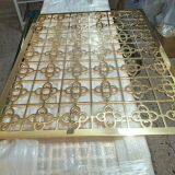 JYF0048 Interior Stainless Steel Metal Curtain Living Room Partition Design Wall Carving 304 Stainless Steel Wall Partitions thumbnail-4
