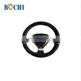 PVC Rubber PU leather steering wheel