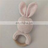 Newborn Gift Eco-friendly Crochet Hand Knitted Cotton Baby Rattle Toys thumbnail-5
