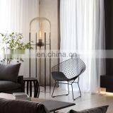 Zhongshan Nordic Light Four Tripod Amber Glass Shade Led Fancy Floor Lamp thumbnail-4