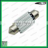 High Quality 36mm 2SMD 5050 LED C5W License Plate Light (white) Metal Shell Festoon Canbus Led thumbnail-2