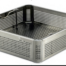 Perforated Stainless Steel Trays Sterilisation Basket – Replace Green Plastic Trays thumbnail-2