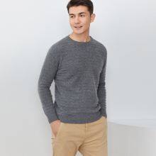 Custom Mens Green Cashmere Sweater O-neck Wool Cashmere Sweater/ Knitted Cardigan Sweater thumbnail-2