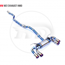 Titanium Alloy Exhaust Pipe Manifold Downpipe is Suitable for BMW M2C M3 M4 E92 F82 Auto Modification Electronic Valve whatsapp008613189999301