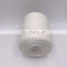 Best Selling High Tenacity Raw White 100% Polyester Industrial Bonded Polyester Thread thumbnail-2