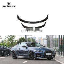 Dry Carbon Fiber G22 Front Splitter Lips for BMW G22 G23 G26 430i 440i M Sport 2020 2021 thumbnail-2