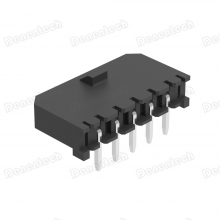 Denentech 3.0mm MX Type Single Row Right Angle DIP With Post Wafer Header thumbnail-2