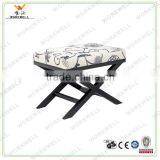 WorkWell Good Fabric or pu Dining Room Stool With X-LEG Kw-D4173 thumbnail-1