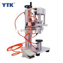 Wholesale Price Pneumatic Plastic Aluminium Perfume Box Bottle Cap Collar Ring Making Capping Sealing Pressing Machine 15mm thumbnail-4