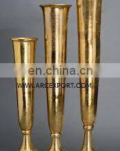 Metal and Wood Flower Vases thumbnail-5
