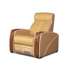 Luxury Home Cinema Power Motion Reclining Chair Cinema Theater Villa Reclinable Sofas thumbnail-1