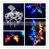 20L Red , Yellow & Blue , Green Colors Christmas Battery Light With Deer Led Covers thumbnail-6