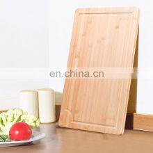 Cheap And Simple Large Size Kitchen Bamboo Cutting Board Customized Logo Bamboo Chopping Blocks thumbnail-1