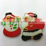 Custom Lapel Pins/Snowman and Santa Claus Sales Lapel Pin thumbnail-1