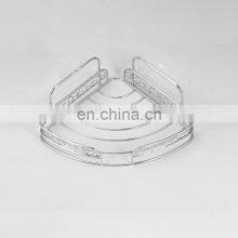 Hot Sales Adhesive Corner Shower Caddy Iron Wire Rack Bathroom Corner Shelf thumbnail-4