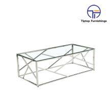 Tiptop Round Gold Electroplated Stainless Steel Leg Ceramic Coffee Table Living Room Modern French Vintage Round Glass Top Side Table thumbnail-3