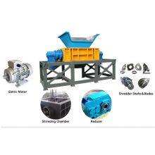 China homemade 300 Double shaft hard driver crusher hardware shredding machine hard disk shredder