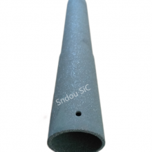 Silicon Carbide Ceramic SiC Burner Tubes as RSiC Burner Sleeve With1700C Recrystallized SiC thumbnail-1