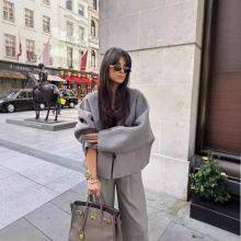 New Autumn Style Loose-Fitting Slim-Fitting Women's Kimono-style Coats for Export From Europe and America thumbnail-4