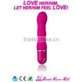 Blue Insertable Vibrator CE&RoHS Healthy Soft Silicone Waterproof Vagina Vibrator Sex Toy for Woman thumbnail-4