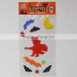 Factory design HALLOWEEN jelly gel sticker window sticker glass sticker