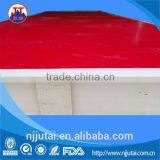 6 Million Molecular Weight White With Red Bicolor UHMWPE Sheet