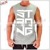 2016 Newest Style Men Sleeveless t Shirts Running Wear Men Fitness Tank Tops thumbnail-5