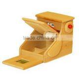 Child Care Center Role Play Handmade Wooden Kids Cash Register Toy thumbnail-3