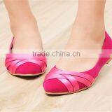 Plastic Shoes Women Leather Flat Sole Running Shoes Made in China XT-DA0945 thumbnail-1