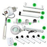 UV Ozone Rolling Facial Steamer Machine Salon Spa W/5x Mag Magnifying Light Lamp thumbnail-3