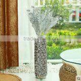 40cm Tall Silver&gold Plating Modern Large Ceramic Floor Vases With Artifical Flowers Decor thumbnail-3