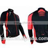 New SANTIC Men's Cycling Fleece Thermal Long Sleeve Jersey + Pants With 4D Padded thumbnail-2
