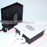 Matt Black Luxury Cusom Paper Gift Box Packaging thumbnail-5