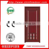 Elegant hand carved solid wood interior door (CF-9131)