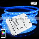 12-24V 5*4A WiFi LED Controller, RGB/W/W Color Changing WiFi LED Controller