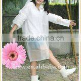 Fashionable Long Raincoat Pvc Rain Poncho thumbnail-1