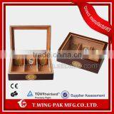 High Grade Quality Temperature Controlled Wooden Cigar Humidor for Sale