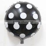 18inch A Variety of Colors Polka Dot Helium Balloons Wedding Mylar Aluminum Wave Point Balloon thumbnail-4