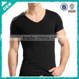Hot! 2014 New Design Slim Mens V-Neck T Shirt for Gym Sports (lyt-040005) thumbnail-1