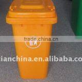 120ltr Outdoor Orange HDPE Waste Bin/dustbin With Lids