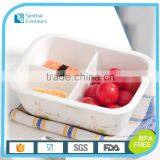 4-compartment Bento Lunch Box,Eco-friendly Safe Ceramic Food Container thumbnail-4