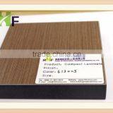 Wood Grain Compact Laminate/Toliet Partition Board/Locker Panel
