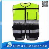 Custom Mens Colorful Reflective Working Vest Safety Working Vest