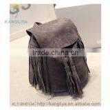 Vintage inspired fringe backpacks ladies tassels tote packs macrame bags for young girls