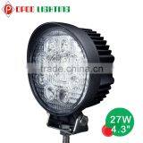 Hotsale 4.3" Offroad Truck Round 27W Led Work Light