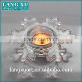 LX-Z183 Snow Flake Wholesale Crystal Candle Holders Wedding Table Decorations thumbnail-1